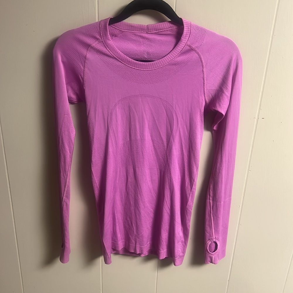 Lululemon Pink Swiftly Athletic Top - Picture 1 of 5